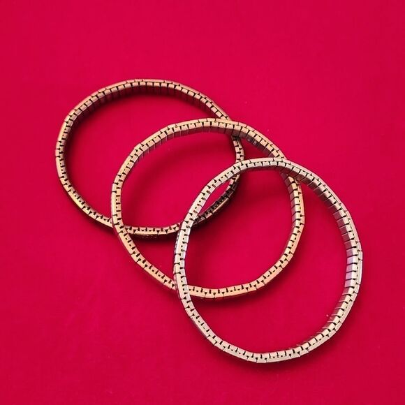 Vintage Milor 3 Piece Stretchy Bracelet Set - Picture 1 of 3